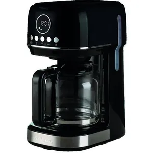 Comparateur de prix : Machine à café filtre moderne ariete 1396 base chauffante pour café américain écran lcd noir