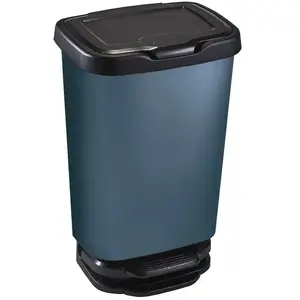 M-Home Poubelle cuisine 40 L JIVE coloris bleu pas cher
