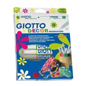 Comparateur de prix : Etui de 12 feutres Giotto Decor Materials