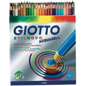 Comparateur de prix : F.I.L.A. Giotto Stilnovo Acquarell 24 crayons de couleurs