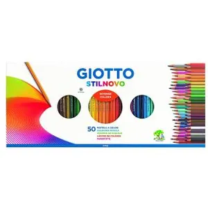 Giotto 257300 Stilnovo avec taille-crayon, 50 pièces pas cher
