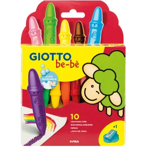 GIOTTO be-bè - Etui 10 maxi crayons de cireVendu parfnac