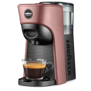 Machine à café à capsules manuelle automatique lavazza lm 840 tiny eco 0,6 l or rose pas cher