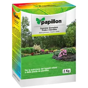 Engrais en granulés Papillon gazon/jardin 2 kg pas cher