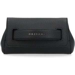 Sac à main Orciani  Pochette Gossip en cuir grainé noir