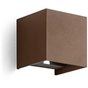 GEA LUCE GES Applique murale à 2 sources lumineuses, carrée, LED, GES864C, pas cher