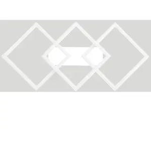 Comparateur de prix : GEA LUCE AFRODITE Applique murale 3 carrée, LED, FAFPB2,