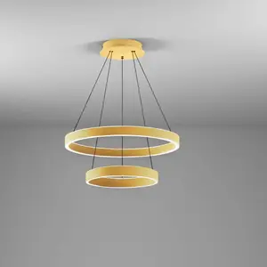 GEA LUCE CRISEIDE Suspension à 2 sources lumineuses, LED, FCRSO3,