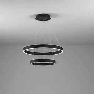 GEA LUCE CRISEIDE Suspension à 2 sources lumineuses, LED, FCRSN3,