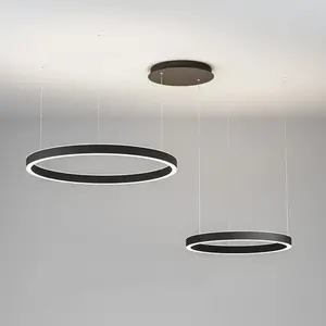 GEA LUCE CRISEIDE Suspension à 2 sources lumineuses en décalage, LED, FCRSN10, pas cher