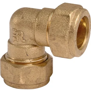 ECOLANDS Raccord bicône coudé laiton - Ø 8 mm - Comisa pas cher