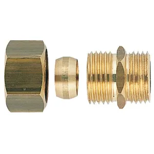 SANITAIRE-DISTRIBUTION Raccord bicône droit laiton - M 3/4' - Ø 22 mm - Comisa pas cher