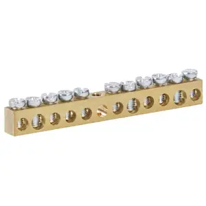 Barrette De Terre 16x16mm²+3x25mm² Pour Coffret Europa M125330000 Abb ...Vendu paramazon