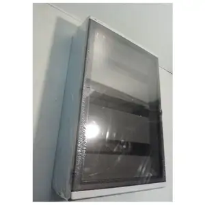 Coffret étanche 3x18 modules gris IP65 porte transparente avec barette...Vendu paramazon