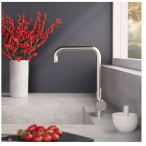Fortis Brera window Mitigeur de cuisine pivotant, montage devant une f... pas cher