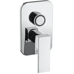 Fortis Scala Robinet de douche monocommande, 2 sorties, Push, KIT avec corps encastré, 84691BRPC, pas cher