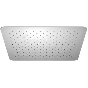 Fortis Douche de tête métallique extra plate, carrée l : 300 P : 300 m... pas cher