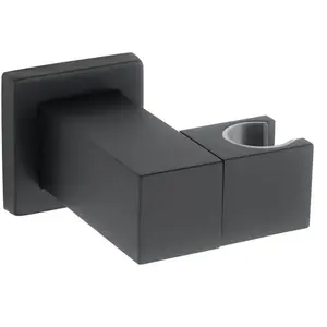 Fortis Support de douchette mobile, métal, carré, 5318501MB, pas cher