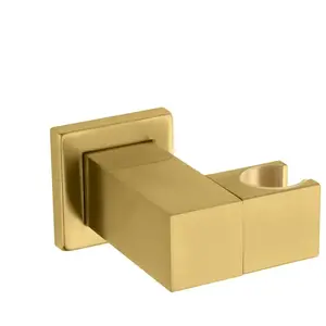 Fortis Support de douchette mobile, métal, carré, 5318501BG, pas cher