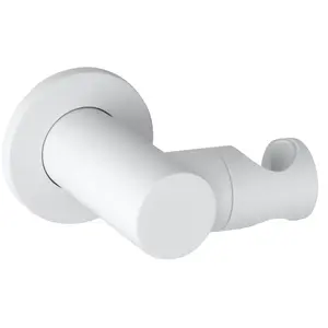Fortis Support de douchette mobile, métal, rond, 5318500MW, pas cher