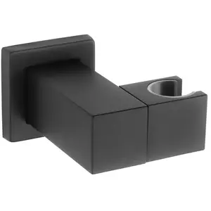 Fortis Support de douchette mobile, métal, carré, 5318501BB, pas cher