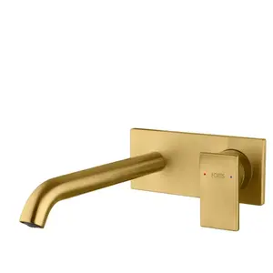 Fortis square plate Mitigeur mural de lavabo, pour corps d’encastremen... pas cher
