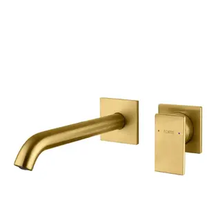 Fortis square Mitigeur mural de lavabo, pour corps d’encastrement Toya, 8420811BG, pas cher
