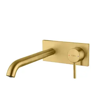 Fortis round plate Mitigeur mural de lavabo, pour corps d encastrement... pas cher