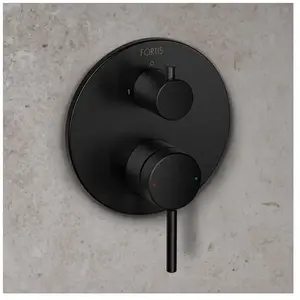 Fortis round Mitigeur de baignoire monocommande pour 2 sorties, pour corps d’encastrement Toya, 7869100MB, pas cher