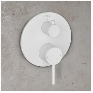 Fortis round Mitigeur de baignoire monocommande pour 2 sorties, pour c... pas cher