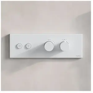 Fortis Mitigeur thermostatique pour 2 sorties, installation à l’horizontale, pour corps d’encastrement Blocco, 50712THMW, pas cher