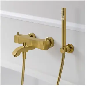 Fortis Fiera Thermostat à 2 sorties pour baignoire, en applique, 89111THBG, pas cher