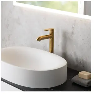 Fortis Lica Mitigeur de lavabo grand format avec corps surélevé, 18205... pas cher