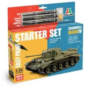 Maquette char Starter Set : Cromwell Mk.IV Italeri-I75004