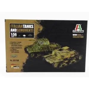 Maquette Tanks &Semoventi Italiens 1/56 - Italeri Maquette militaire - Ital25768 pas cher