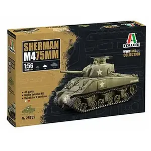 Maquette M4 Sherman 1/56 - Italeri Maquette militaire  - Ital25751 