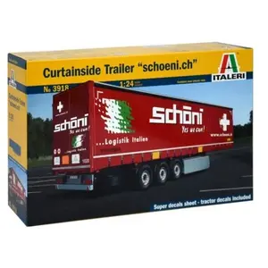 Comparateur de prix : Maquette Semi-remorque Schöni 1/24 - Italeri Maquette de camion  - I3918 
