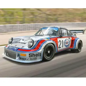 Maquette - ITALERI - Porsche Carrera Rsr Turbo - Blanc - Intérieur - Adulte pas cher