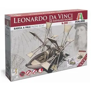 Comparateur de prix : Italeri - Les machines merveilleuses de Leonard de Vinci - Bateau à aubes