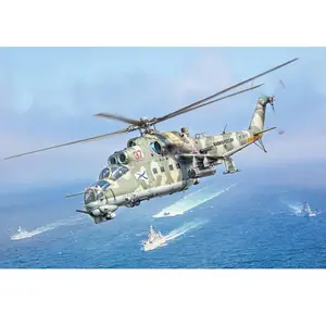 Maquette Hélicoptère Mil Mi-24/Mi-35 Hind - 1/72 Italeri-I1432 pas cher