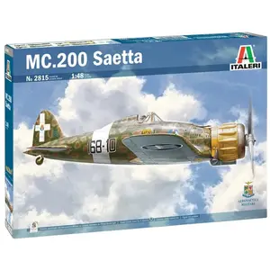 1:48 Italeri 2815 Macchi MC 200 Serie VII Saetta Plane Plastic Modelbo... pas cher