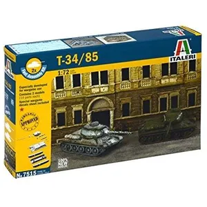 T 34/85 (x2) Italeri 1/72