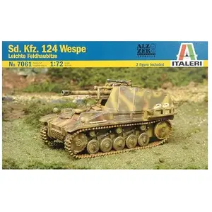 Maquette Sd. Kfz. 124 Wespe - Italeri - Enfant - Garçon - 14 Ans - Cars - Intérieur - Noir pas cher