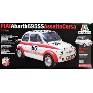Italeri Fiat Abarth 695SS, Non Laqué. pas cher