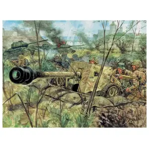 Comparateur de prix : Italeri Pak 40 Canon Antichar Allemand Avec Servants - Italeri It6096-Italeri