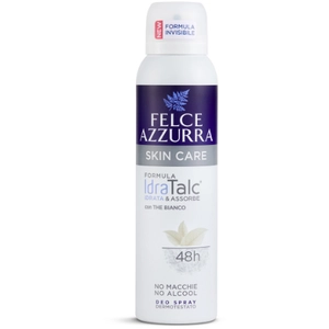 Felce Azzurra - Déodorant Spray Skin Care avec The Blanc, Formule IdraTalc, Efficacité 48 Heures, Non Tache - 150 ml pas cher