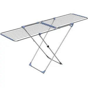Comparateur de prix : Vileda Gimi Corde à Linge Duo Extensible Acier Inoxydable (209 x 60 x 97 cm)