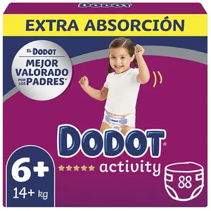 Dodot Activity Extra talla 6 pañales 17-28 kg 88 u pas cher