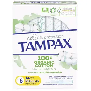 Comparateur de prix : Tampax Bio Tampon de Algodon Regular 16uds