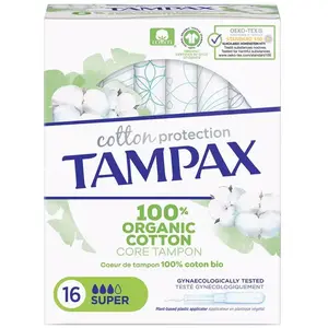 Comparateur de prix : Tampons Super ORGANIC Tampax Tampax Organic Super (16 uds) (16 Unités)